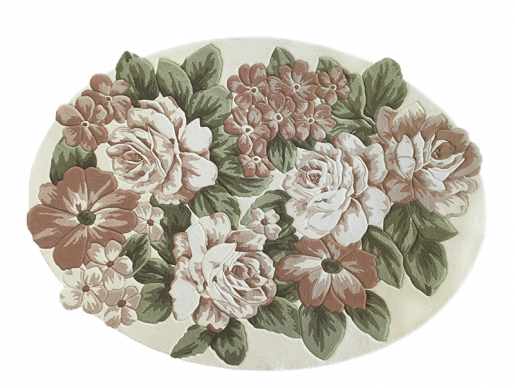 Cloud of Roses Rug