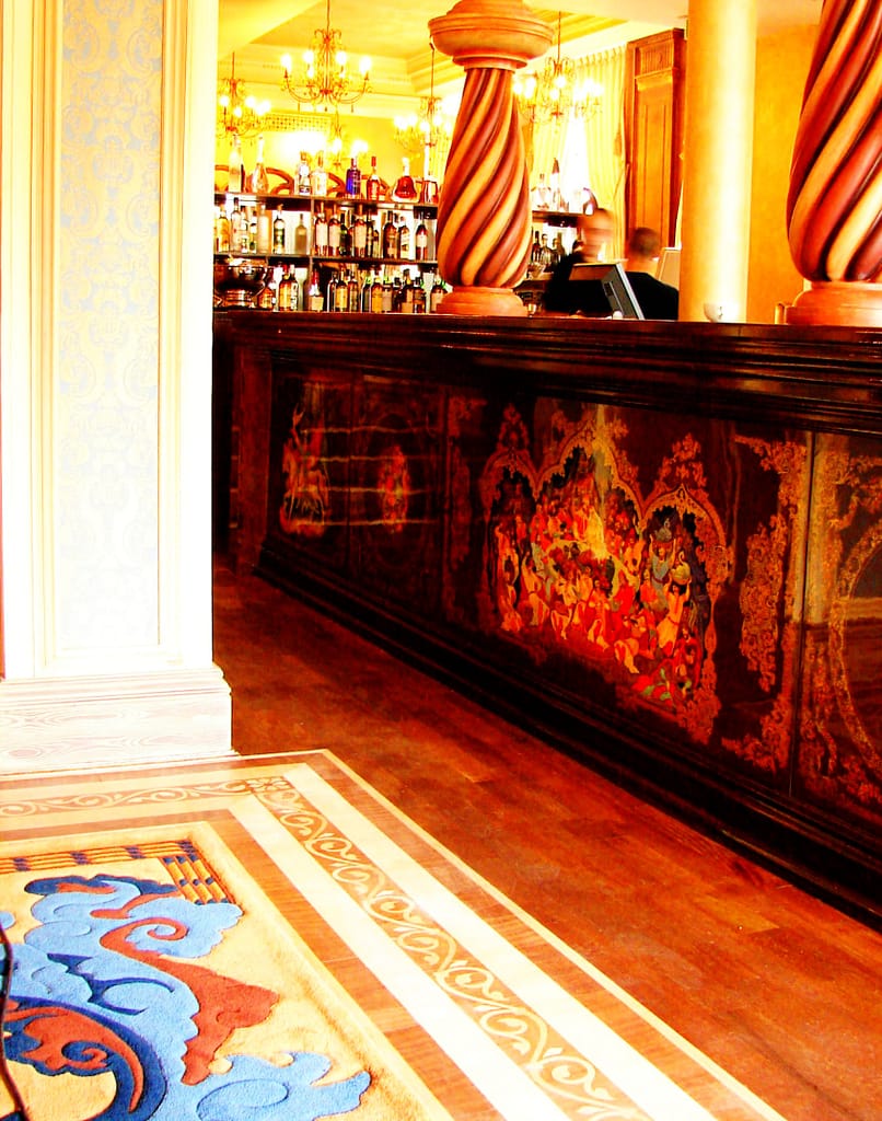 Russian-Style Rugs for a London Restaurant – Palekh-Inspired Carpet Design