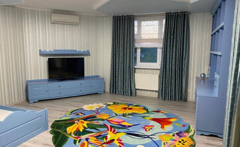 Children’s Carpet Tropics after restoration 2020, view one
